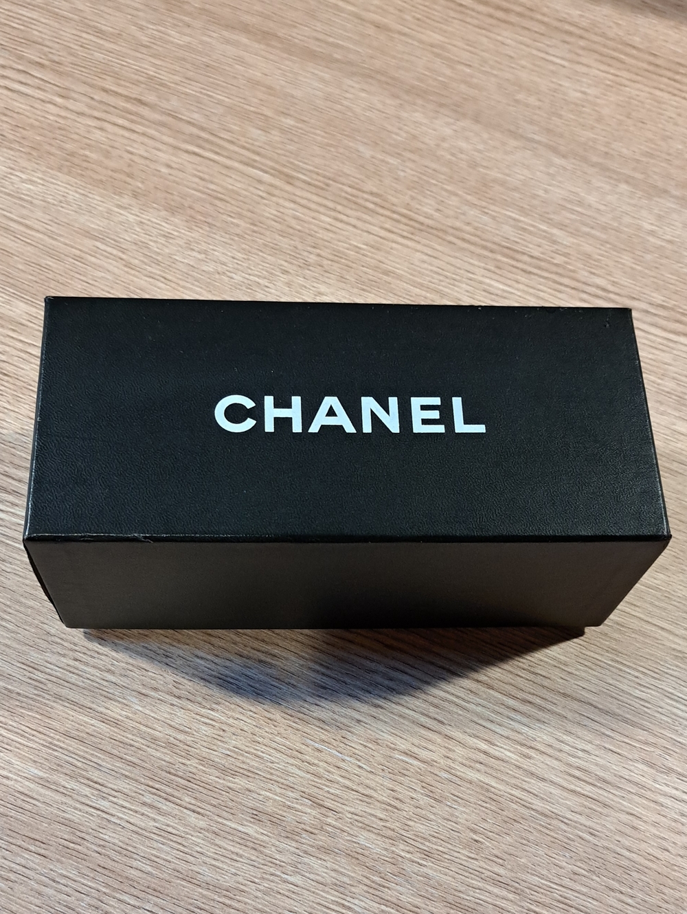 CHANEL Black Eyeglasses Box with White Logo